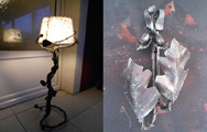 Lusteri i lampe od kovanog gvožđa